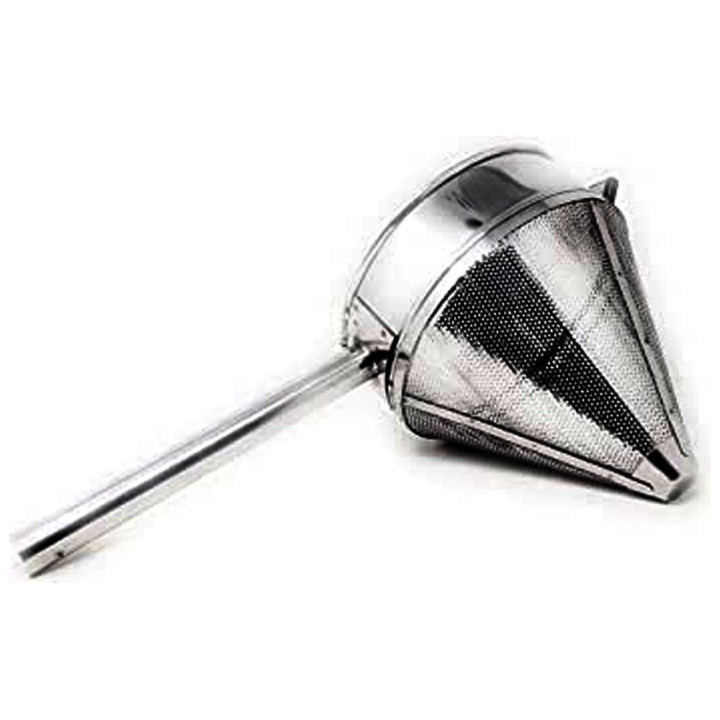 Burhan Stainless Steel Conical Strainer No. 08, 1 pc