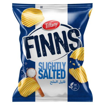 Tiffany Finns Salt Crinkled Potato Chips 12G