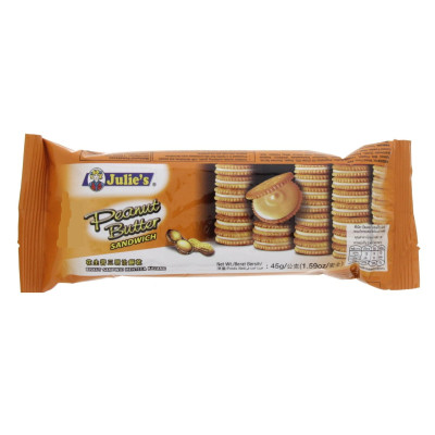 Julies Peanut Butter Sandwich Biscuit 45Gms