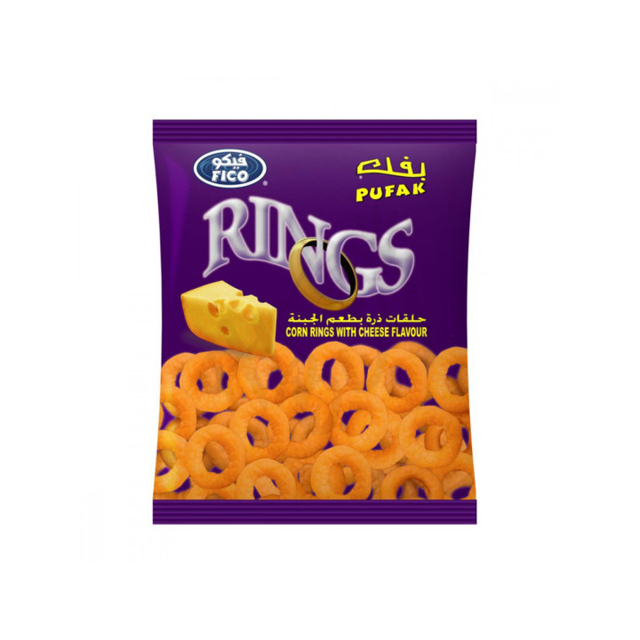 Fico Cheese Pufak Rings, 22 g
