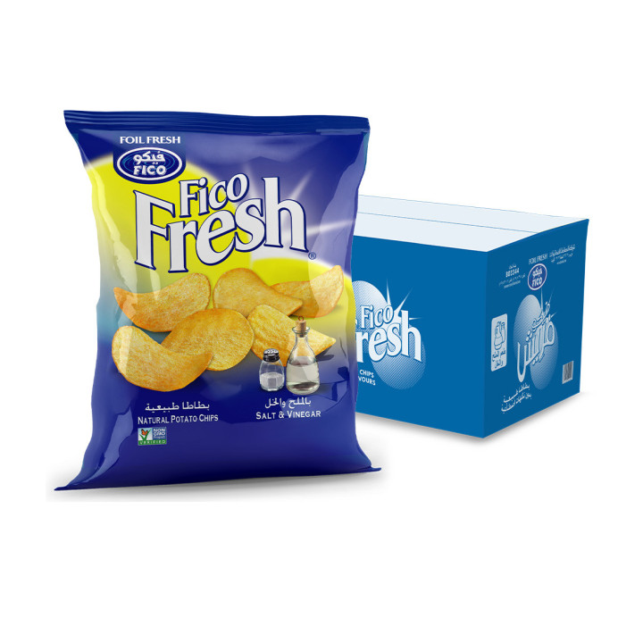 Fico Salt and Vinegar Potato Crisps, 18 g