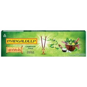 Mangaldeep Camphor Tulsi Agarbathi 70-Pack