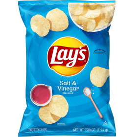 Lays Salt & Vinegar Potato Chips, 27g