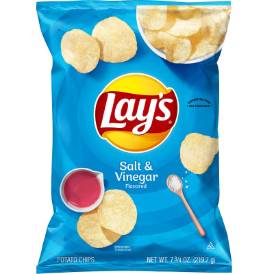 Lays Salt And Vinegar Potato Chips 27Gm