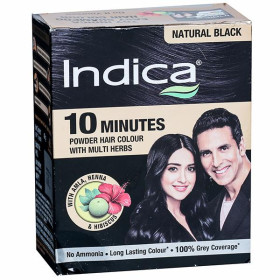 Indica Natural Black Herbal Hair Colour 5G