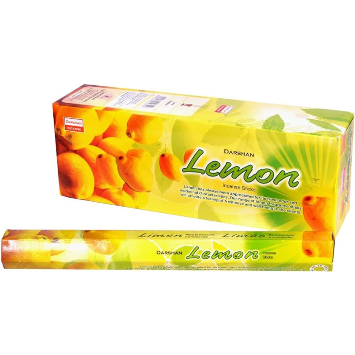 Darshan Lemon Incense Sticks, 20 pcs