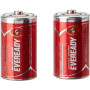 Eveready Red No.1020 R20s 1.5V Heavy Duty Battery 2Pc