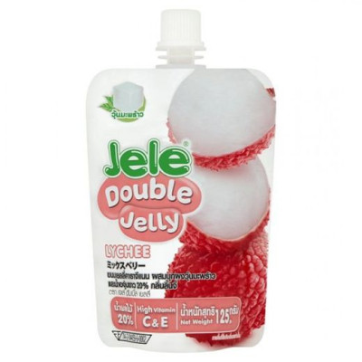 Jele Beautie Double Jelly Lychee Juice 1Pc