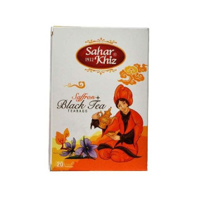 شاي أسمر سهر خيز بالزعفران – 20 كيس مضغوط بفجوة