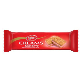 Tiffany Creams Strawberry Biscuits 84g