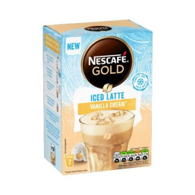 Nescafe Gold Vanilla Cream Iced Latte (7 Sachets, 105g)