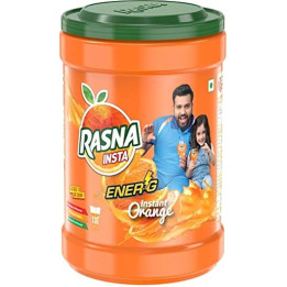 Rasna Orange Fruitplus Powder Tin, 1 kg