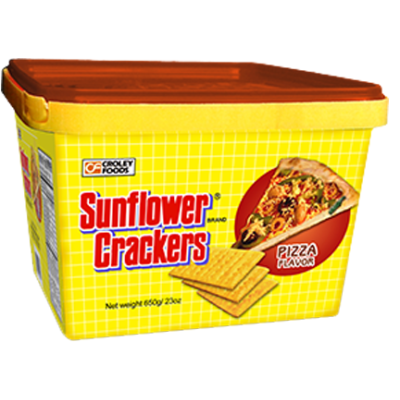 Croley Foods Pizza Flavor Sunflowers Crackers 170Gms