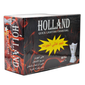 فحم هولندي سريع الاشتعال 60 قطعة