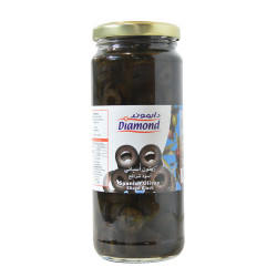 Diamond Sliced Black Olive 170g