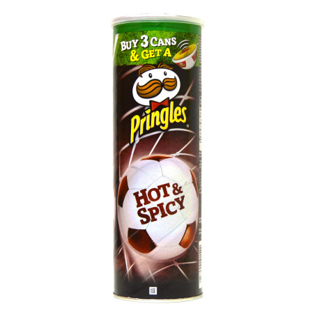 Pringles Hot and Spicy Potato Chips 165G