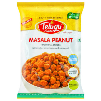Telugu Foods Masala Peanut 150Gms