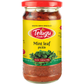 مخلل أوراق النعناع والثوم من Telugu Foods – 300 جرام