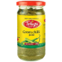 Telugu Foods Green Chilli Pickle With Garlic 300Gms