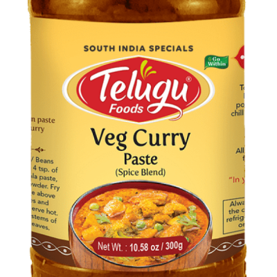 Telugu Foods Veg Curry Paste 300Gms
