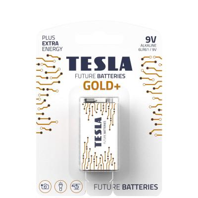 Tesla 9V Gold 6Lr61 Batteries 1Pc