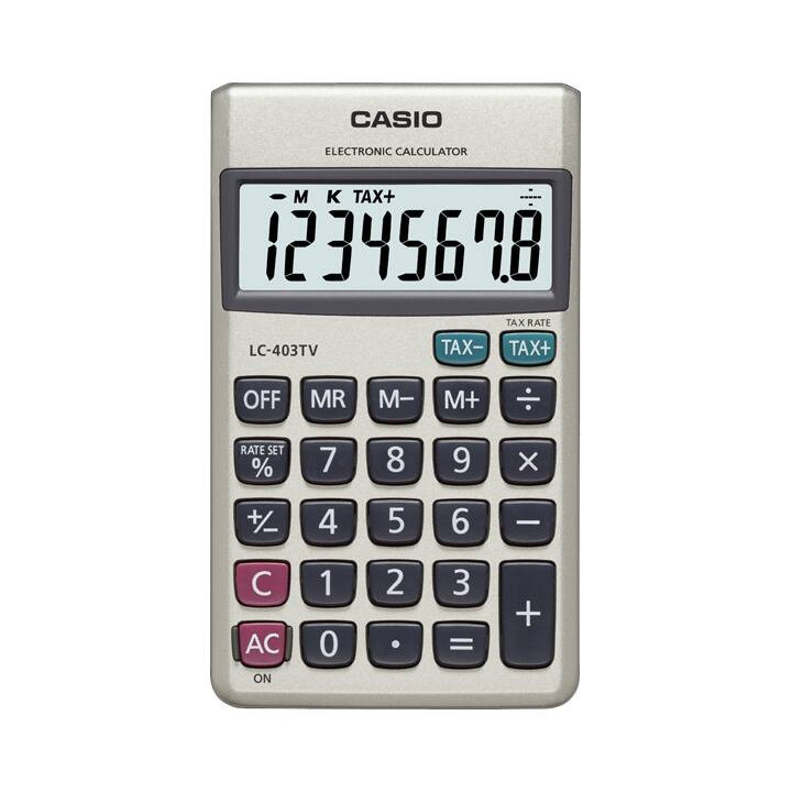 Casio LC-403TV Calculator, 1 pc