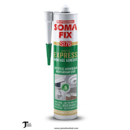 Soma Fix White Silicone Sealant Montage Kit No. S176, 1 pc