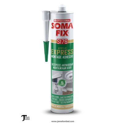 Soma Fix S176 White Silicone Sealant Montage Kit 1Pc