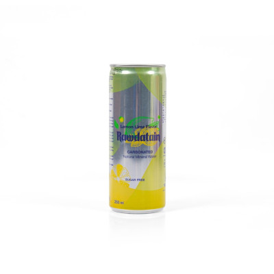 Lemon Carbonated Natural Flavored Water Can 250Ml