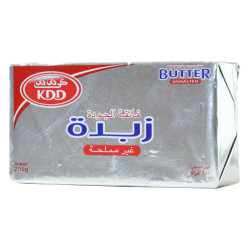 Kdd Unsalted Butter 200G KDD Unsalted Butter 200g