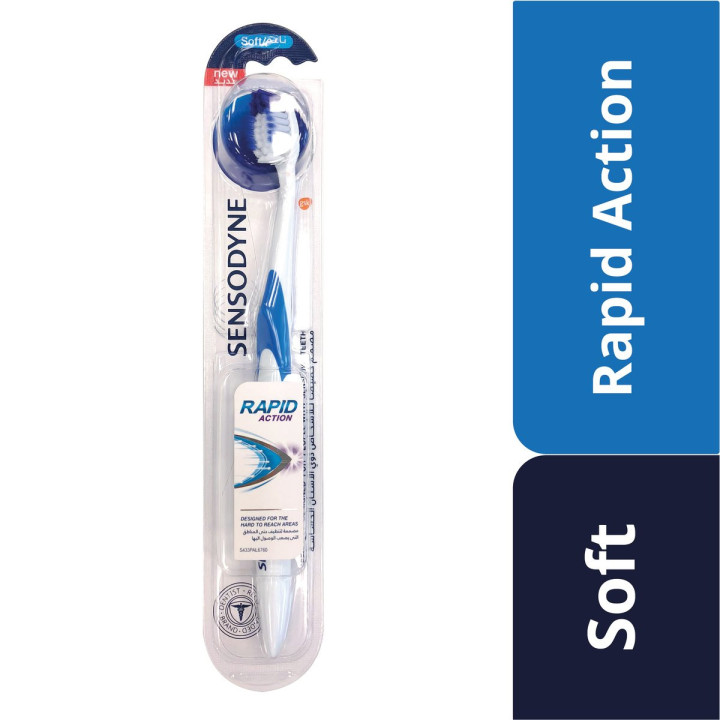 Sensodyne Rapid Action Soft Toothbrush 1+1, 1 pc