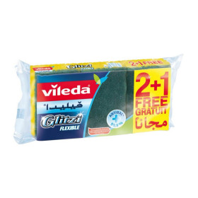 Vileda Glitzi Flexible Dish Wash Sponge 1pc
