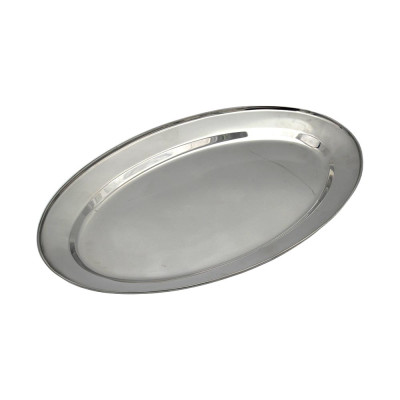 Burhan No. 6 20In Ss Oval Tray 1Pcs