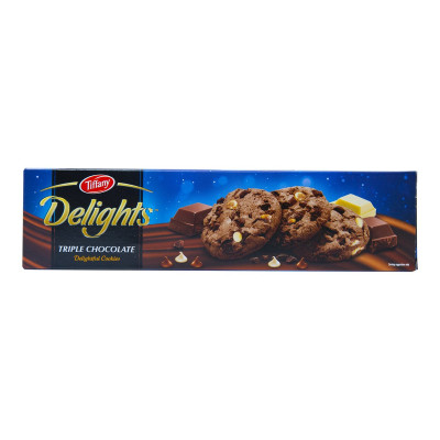 Tiffany Delights Triple Chocolate Cookies 100G