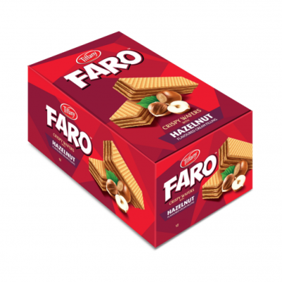 Tiffany Faro Hazelnut Wafers 40G