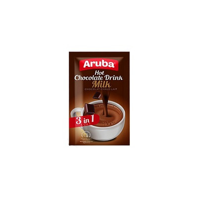 Aruba 3 In 1 Sachet Hot Chocolate Drink Milky 26Gm