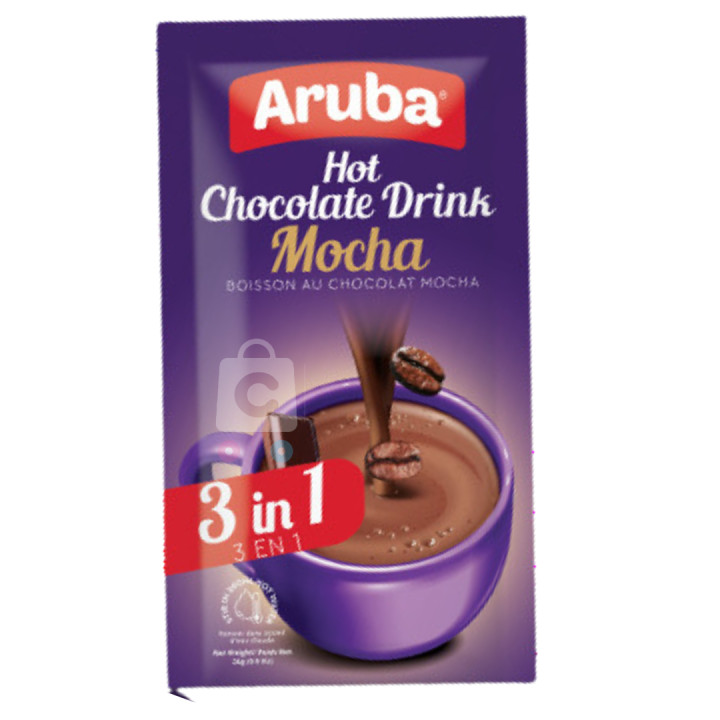 Aruba 3-in-1 Mocha Hot Chocolate Drink Sachet, 26 g