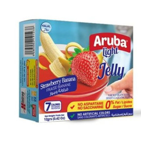 Aruba Straw-Banana Diet Jelly 12g