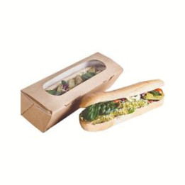 Hot Pack Baguette Sandwich Box, 1 pc