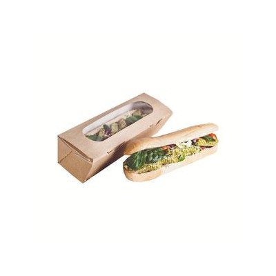 Hot Pack Baguette Sandwich Box 1Pc