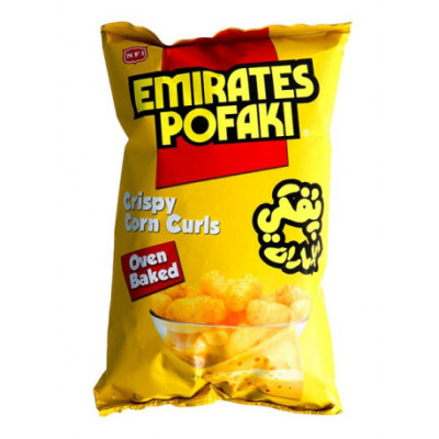 Emirates Pofaki Crispy Corn Curls 80G