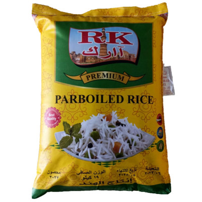 Rk Parboiled Rice 19Kg