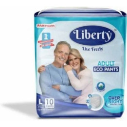 Liberty Adult Diaper Pants, Large, 10 pcs