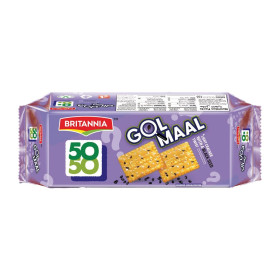 Britannia Gol Maal Fifty Fifty Crackers 110g