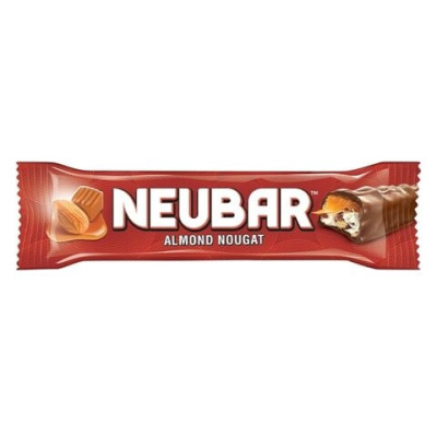 Neubar Almond Nougat Bar 28G