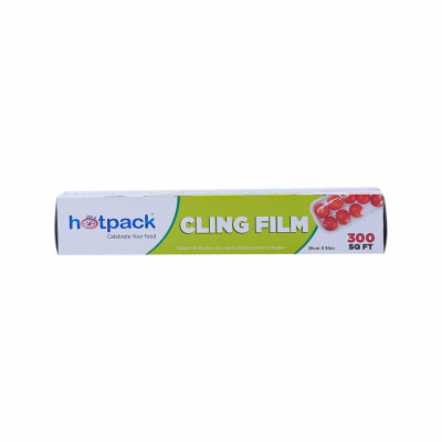 Hot Pack 300Sqft Food Wrap Cling Film 1Pc