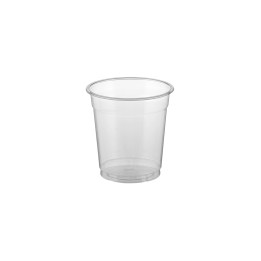 Hot Pack Clear PET Cups, 8 oz, 50 pcs