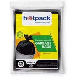 Hot Pack Garbage Bags, 65 × 95 cm, 20 pcs