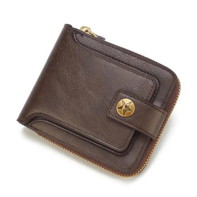 محفظة جلد رجالية – قطعة وحدة