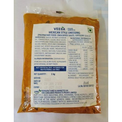 Veeba Mexican Style Dressing 1Kg